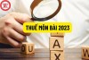 Thuế môn bài 2023 - Những điều cần biết